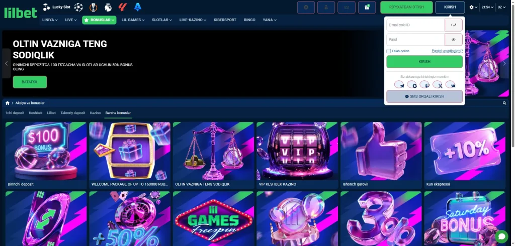 Lilbet Uzbekiston — To'liq Ko'rib Chiqish 2026